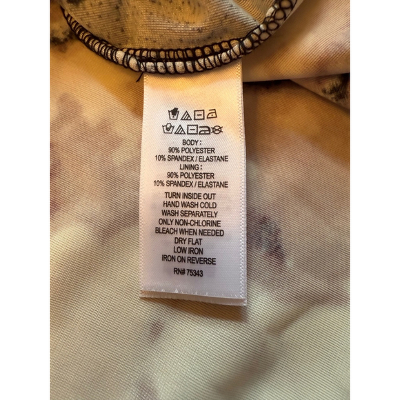 EUC Women's Cynthia Rowley Crushed Velvet Black Dress Size M Pink Floral - Picture 8 of 9